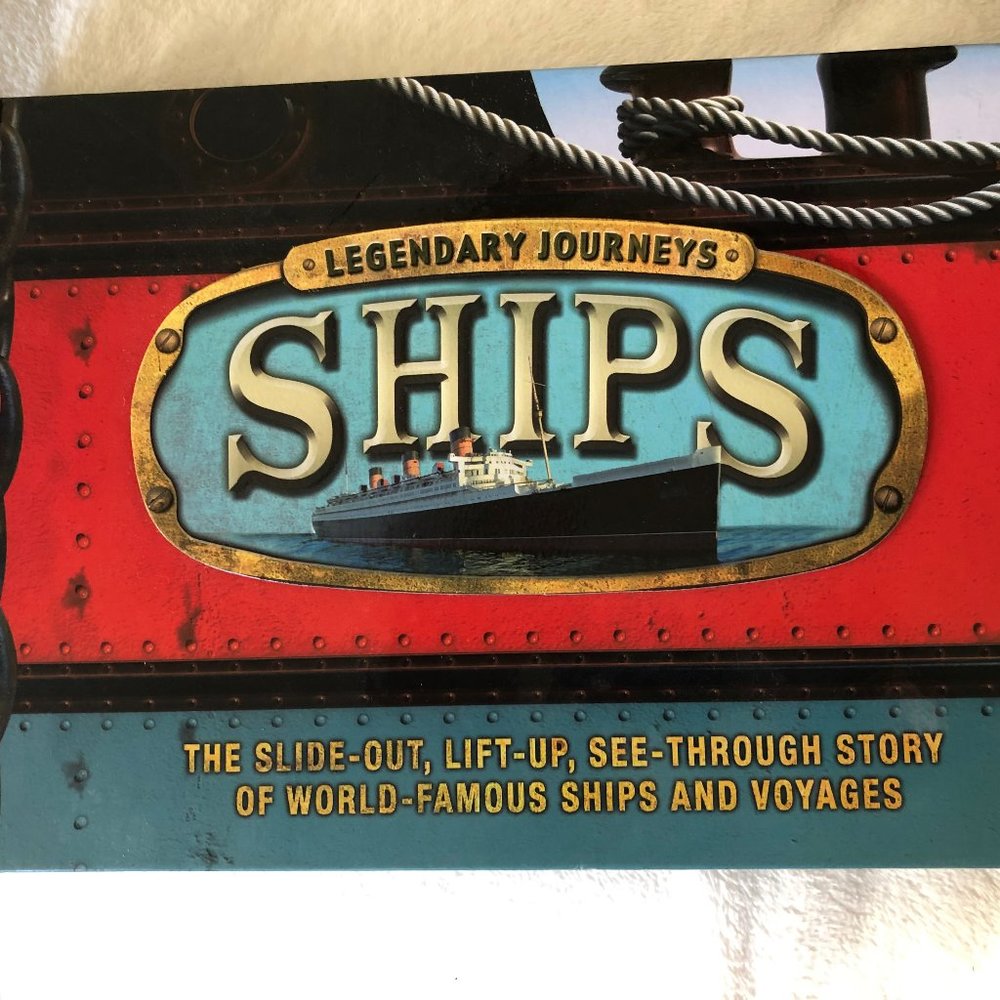 Legendary Journeys SHIPS book.  Slide out, Lift up